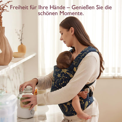 Momcozy beebikandekott Stern, 100% puuvill, alates sünnist, 3,2-20 kg