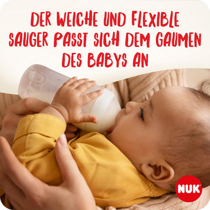 NUK Perfect Match lutipudelite komplekt Winnie the Pooh (Karupoeg Puhh), 4 osa, alates 0 kuust