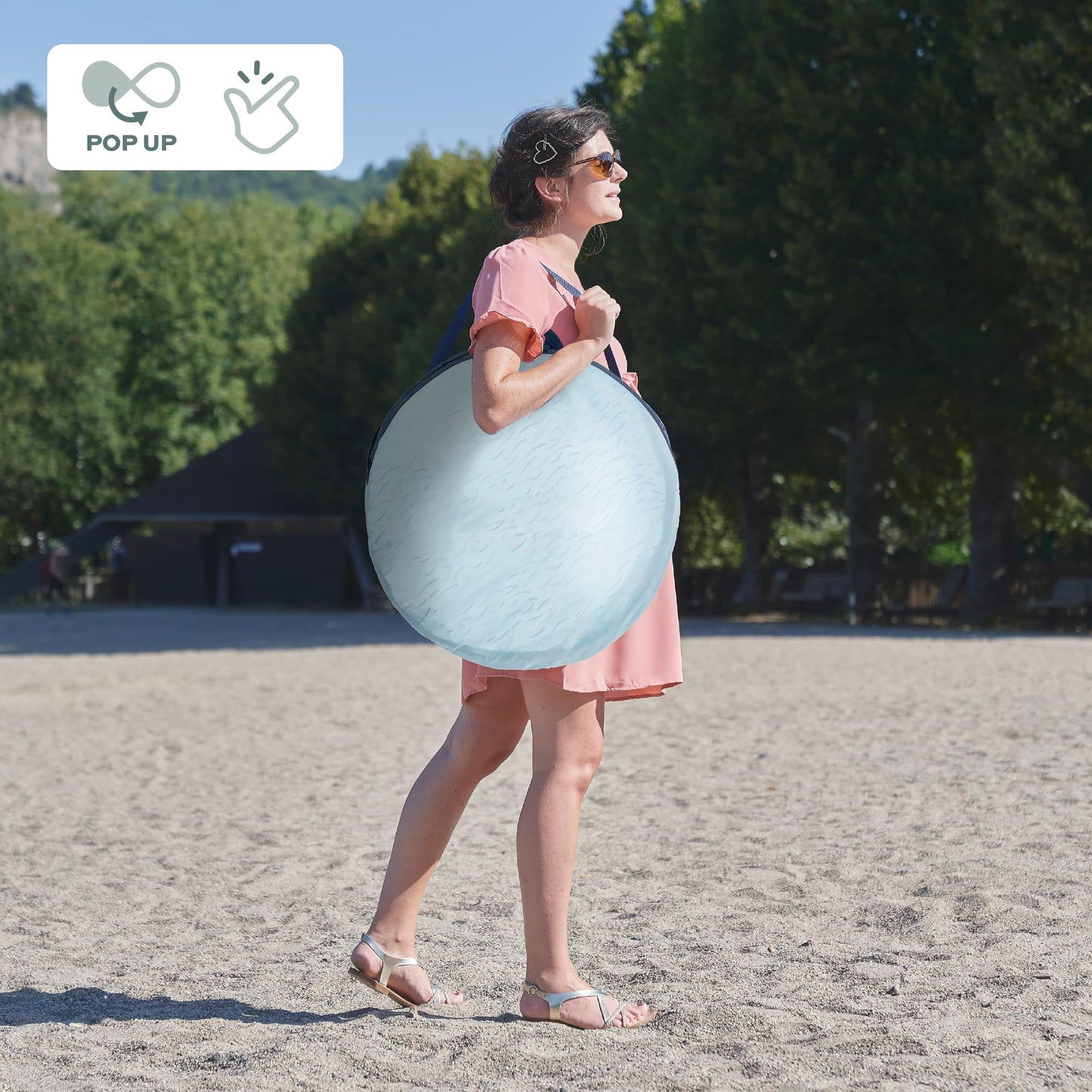 Babymoov rannatelk Blue Waves, UPF 50+, Pop-Up, UV-kaitse