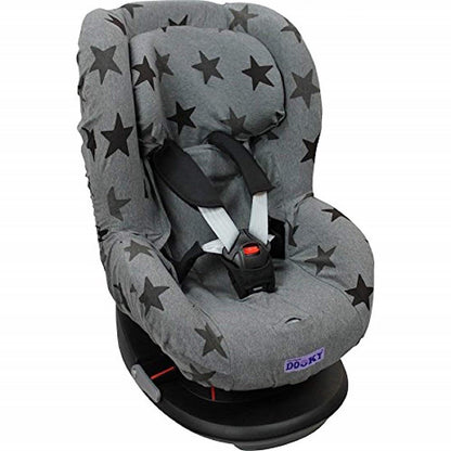 Dooky universaalne turvahälli istmekate eraldi peatoe kattega, hallide tähtedega (9–18 kg, grupp 1+)