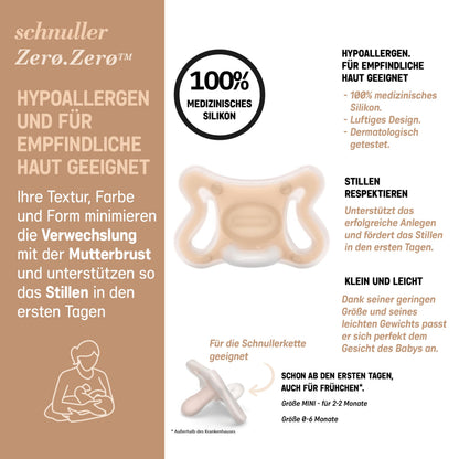 SUAVINEX lutt Zero Zero SX Pro 0–6 kuud, Light