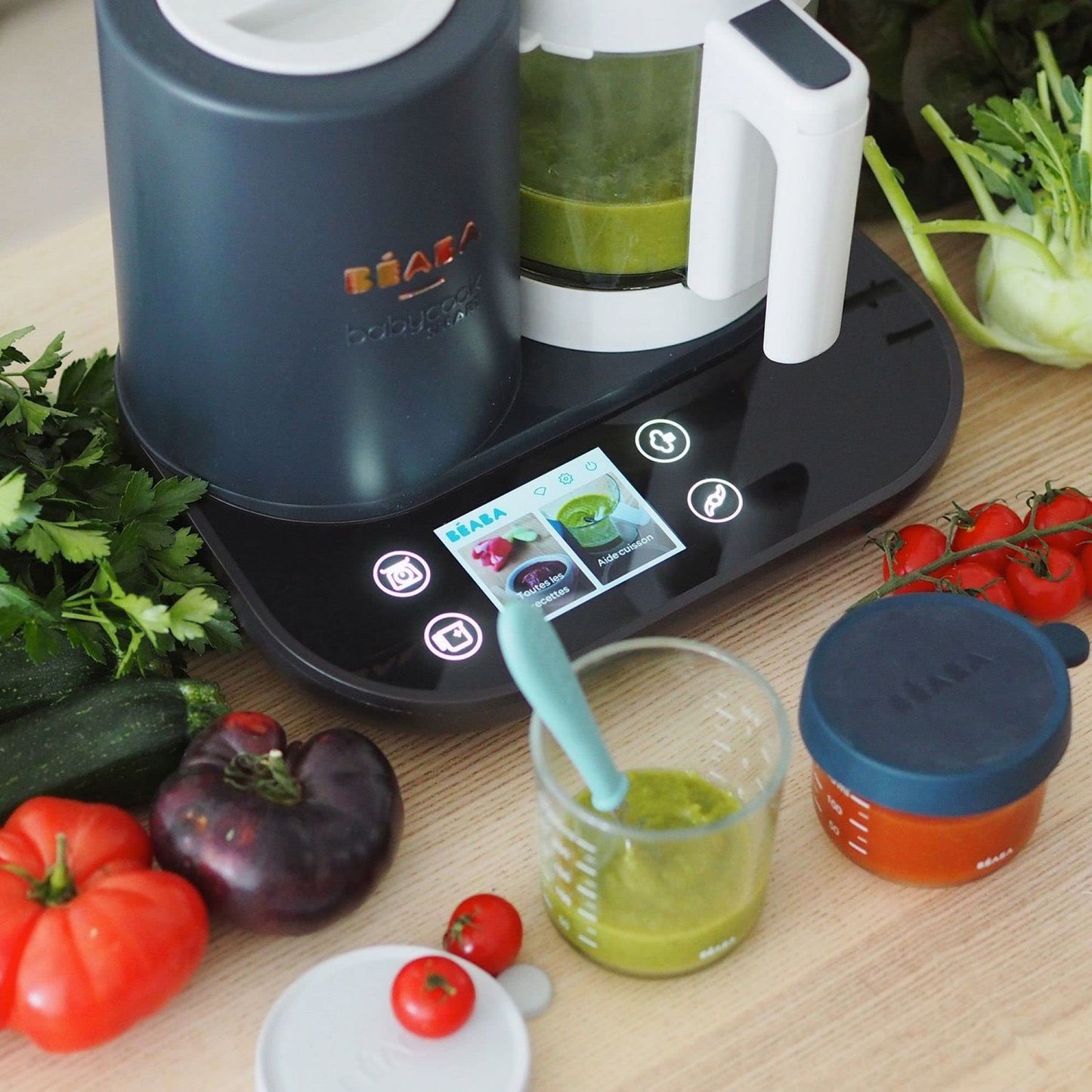 Béaba Babycook Smart nutikas beebitoidu blender-auruti, integreeritud kaaluga