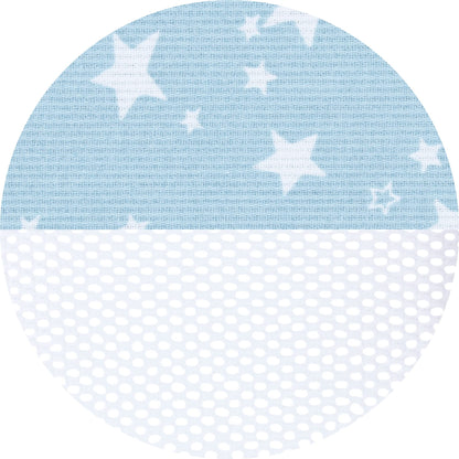 babybay voodipiire Mesh-Piqué, roosa/valged tähed, Maxi, Boxspring, Comfort ja Comfort Plus