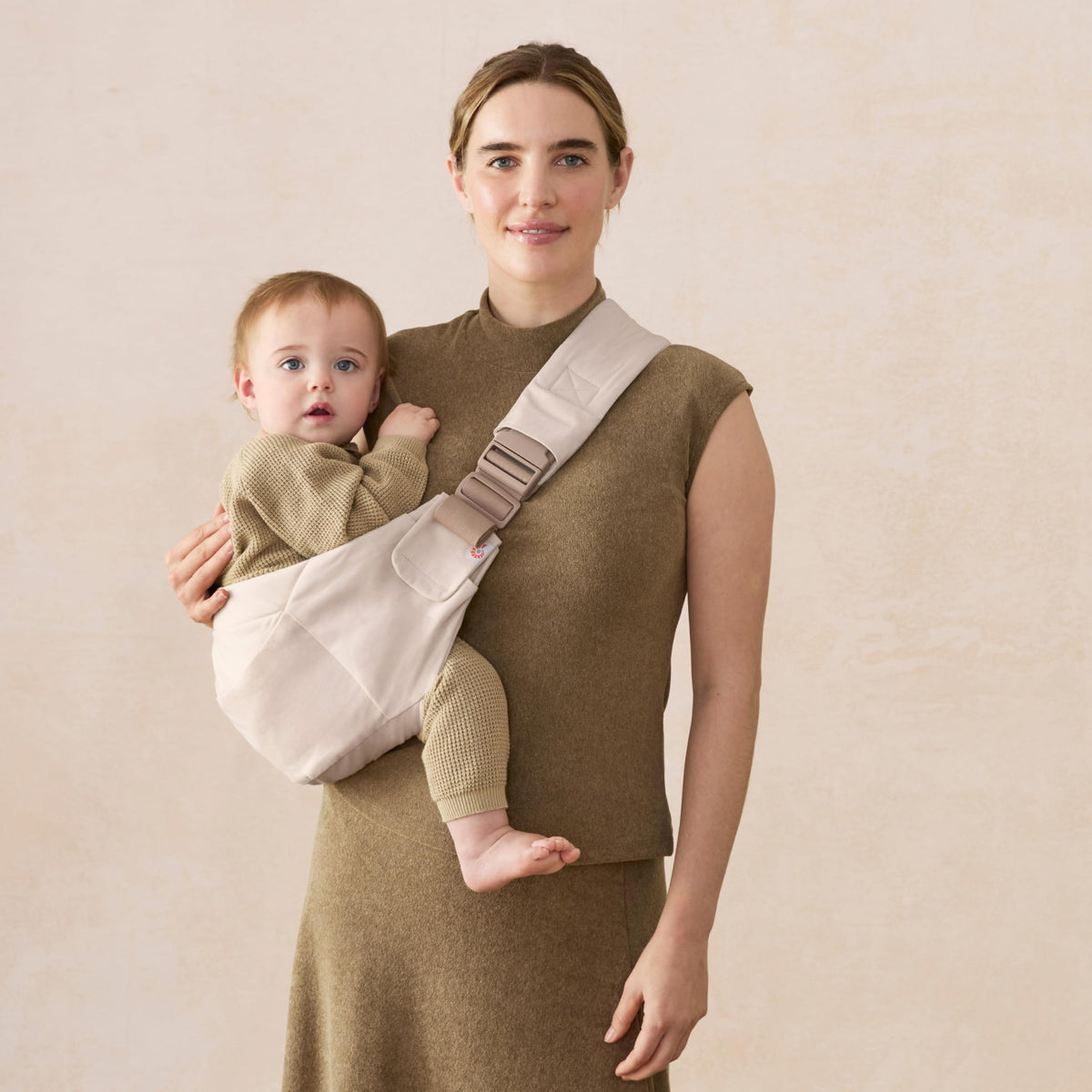 Ergobaby Upsie Sling puusa kandekott, Natural Beige, 6–48 kuud
