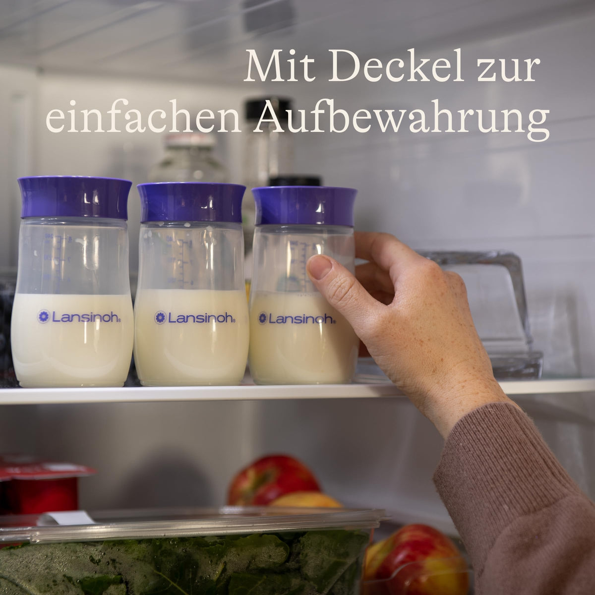 Lansinoh Babyflaschen mit NaturalWave Sauger S, 160 ml, 2 Stück