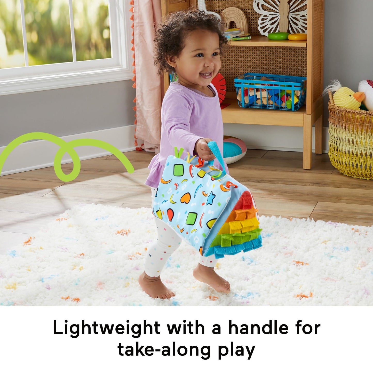 Fisher-Price Kick & Play pehme muusikaline beebiklaver tulede ja helidega, alates sünnist