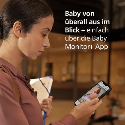AVENT Premium Connected beebimonitor SCD974/26, 1080p HD-kaamera, rakendusega, valge