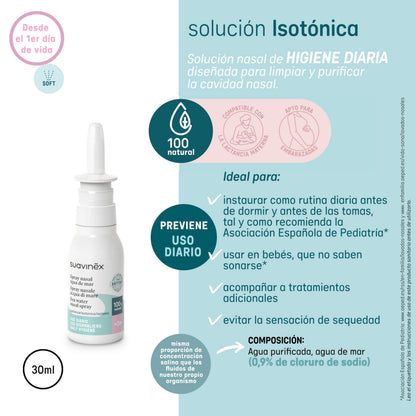 SUAVINEX ninasprei mereveega, 30 ml (vastsündinutele)