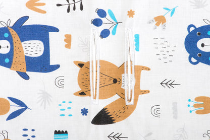 Medi Partners universaalne istmepadi vankrile, Boho animals, beeži Minky, 5-osaline