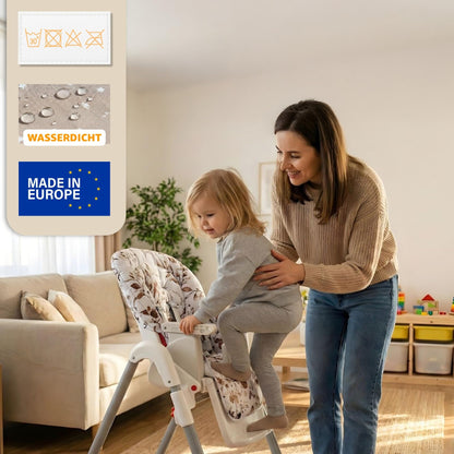 Totsy Baby söögitooli istmekate, meresinine, Oeko-Tex
