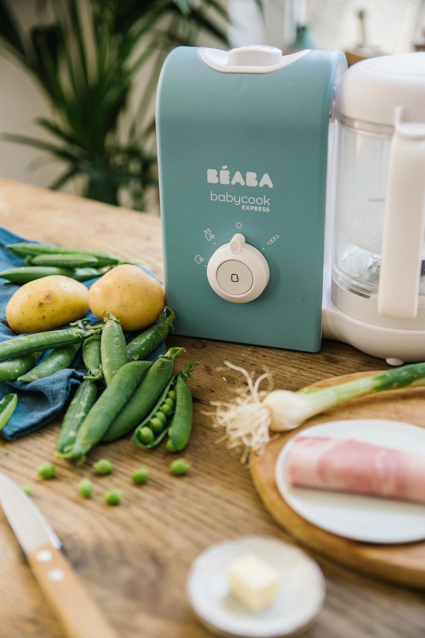 Béaba Babycook Express 4-ühes beebitoidu valmistaja, Baltikblau, 1250 ml