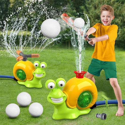 ROUSKY 2-in-1 laste veemäng ja pesapallikomplekt, teo sprinkleriga