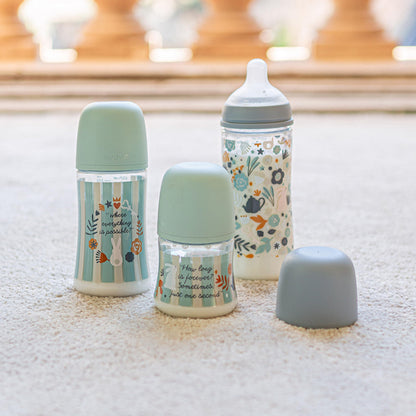 Suavinex 360 ml beebipudel SX Pro silikoonluti ja antikooliku ventiiliga, sinine