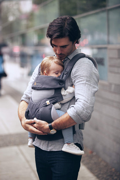Ergobaby 360 Cool Air Mesh ergonoomiline kandekott, Carbon Grey (5,5–20 kg)