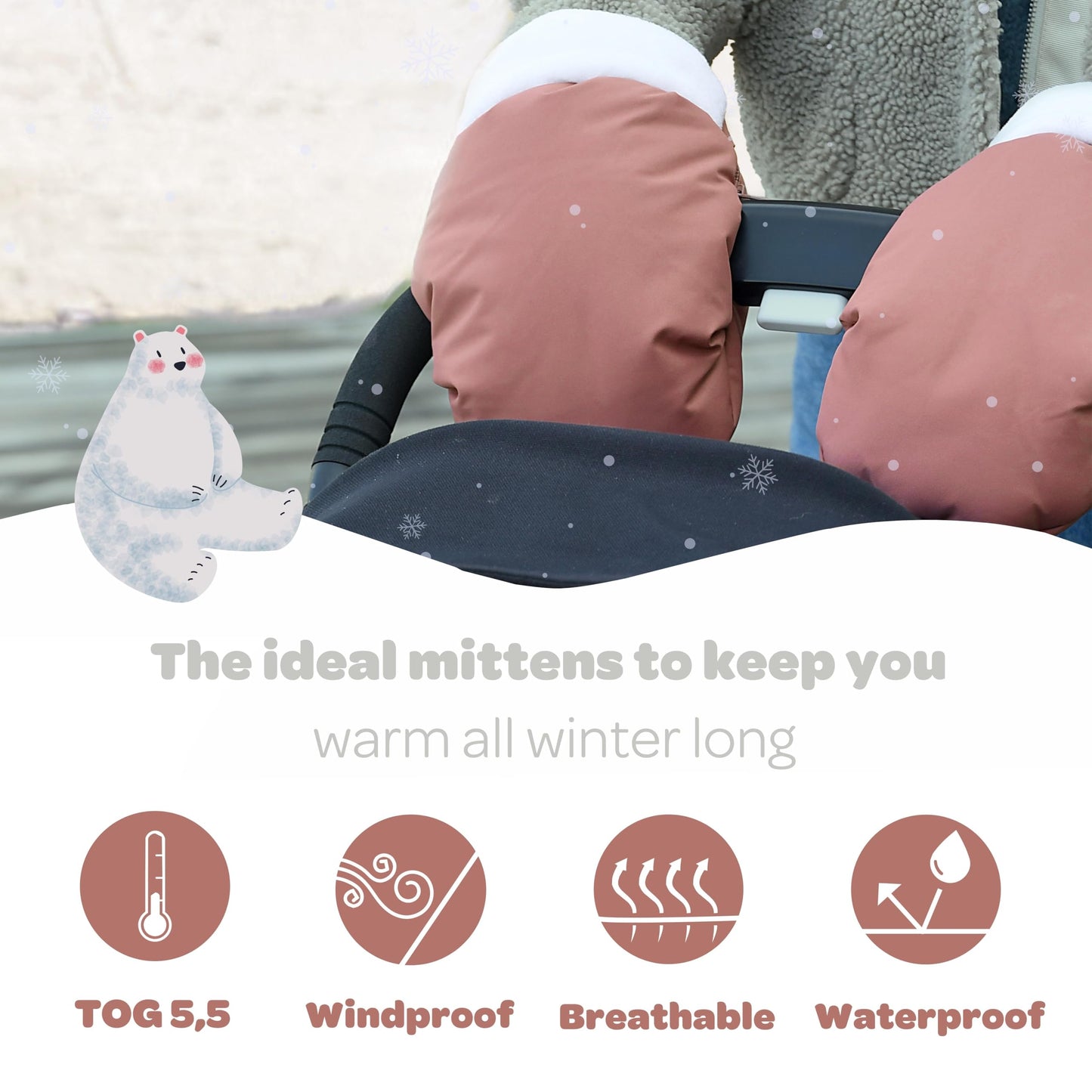 Béaba vankrikindad, roosa