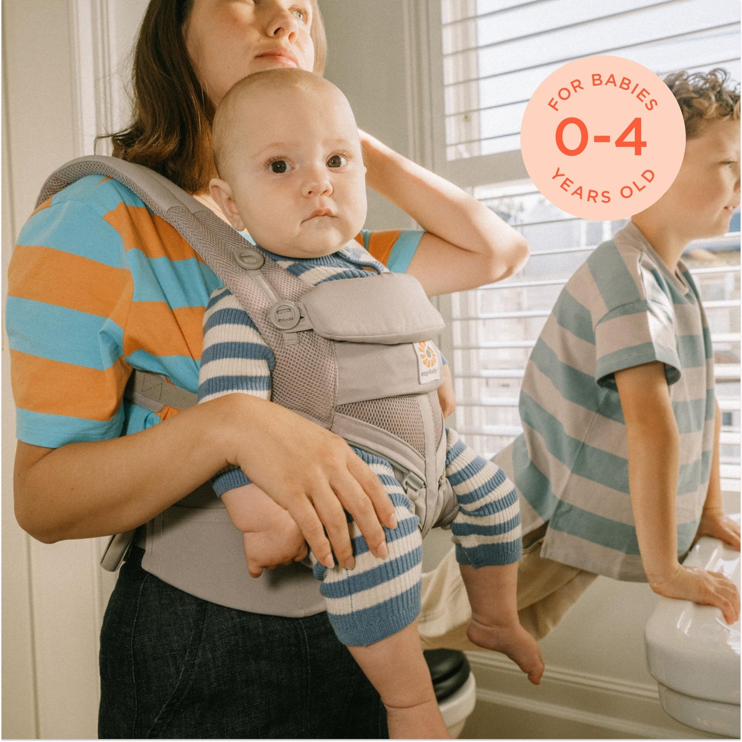 Ergobaby Omni Classic (Omni 360) kandekott, Cool Air Mesh, 7–20 kg, tumesinine