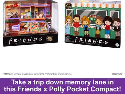 Polly Pocket Friends erikollektsiooni mängukarp 6 tegelase ja 9 aksessuaariga