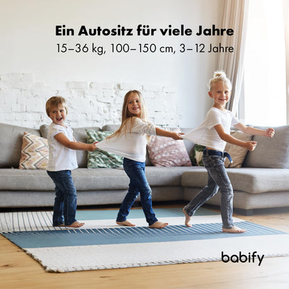 Babify FlexiFit Basic i-Size turvatool 15–36 kg, ISOFIX, must