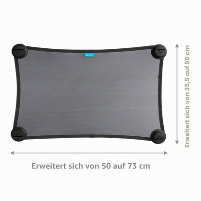 Munchkin auto päikesesirm beebidele ja lastele, must, kuni 73 × 50 cm