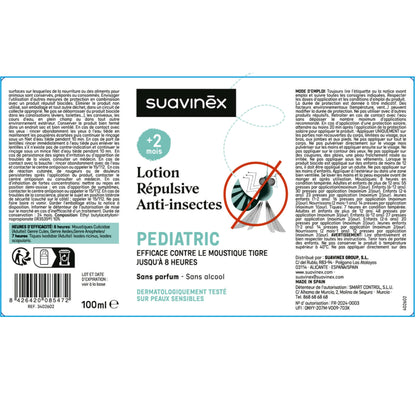 Suavinex putukatõrjelosjoon beebidele, 12+ kuud, 100 ml