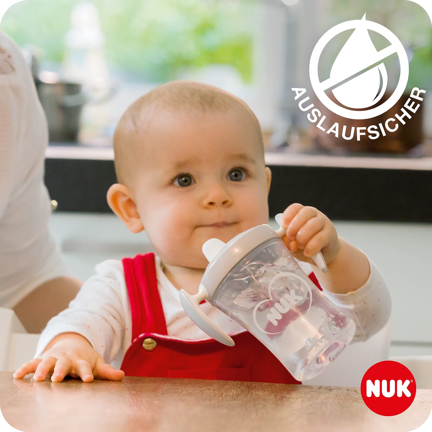 NUK Trainer Cup 230 ml, roosa pingviin, 6+ kuud