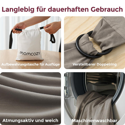 Momcozy eelseotav kandelina, kohvipruun, 3,6-15 kg