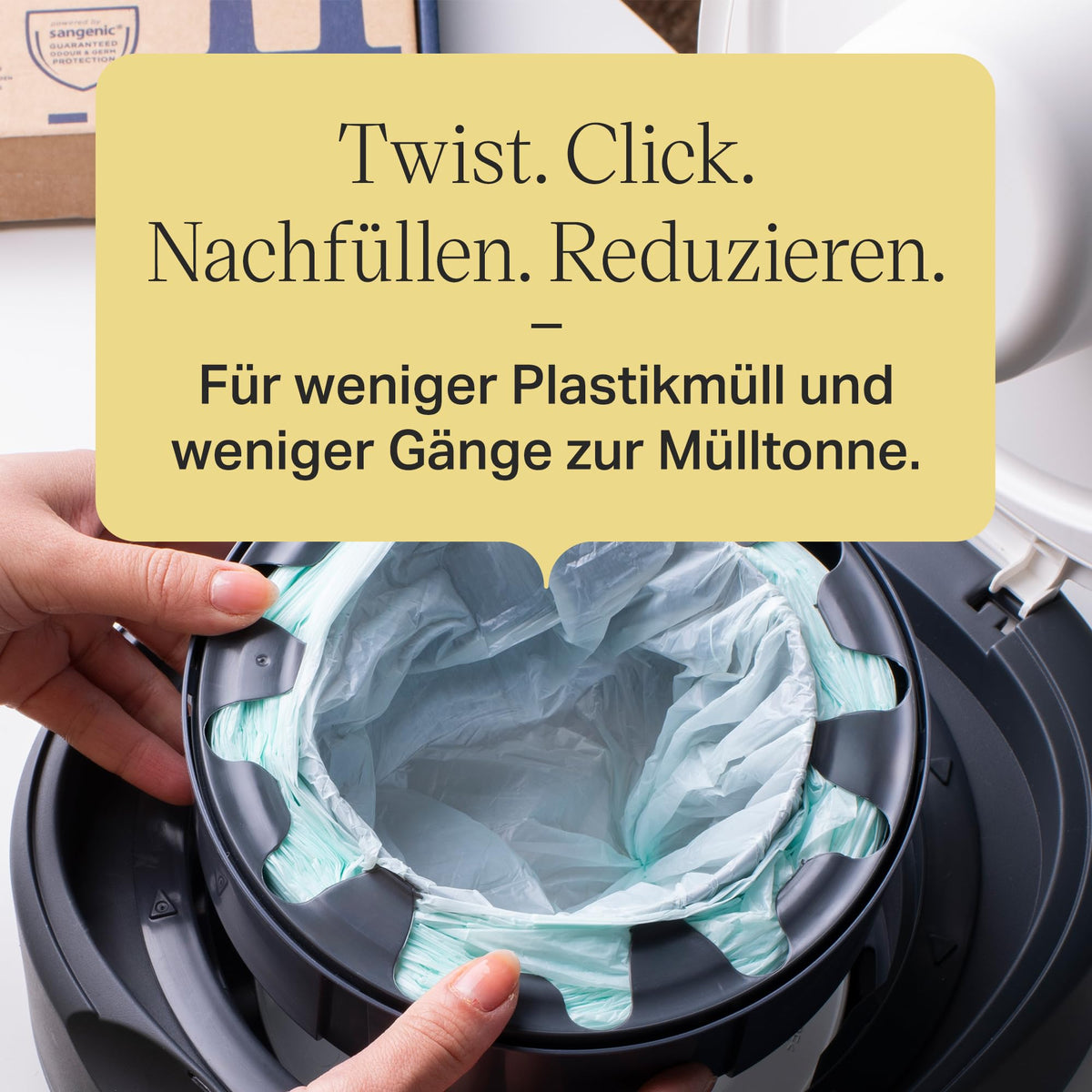 Tommee Tippee Twist & Click täitekile 6 tk, 10,5 m, kassettidele
