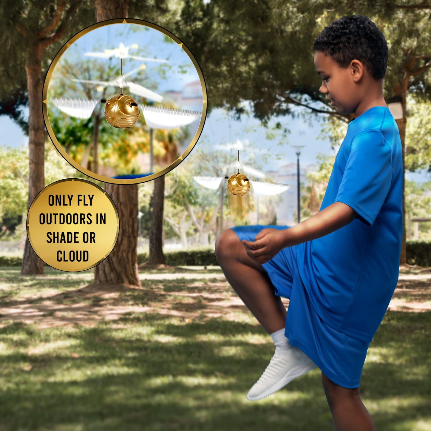 WOW! STUFF lendav Harry Potteri Kuldne Snitch mänguasi, 1:1 mõõdus