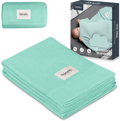 lionelo musliintekk Bamboo Baby Blanket 100 x 75 cm, münt