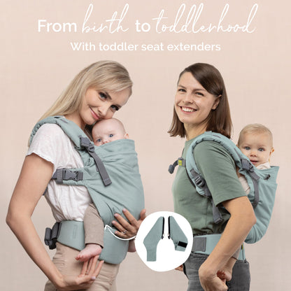 Boba X beebikandekott vastsündinust väikelapseni, 3,2–20,4 kg, sinine (Sea Mist)
