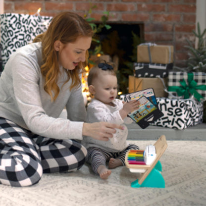 Baby Einstein & Hape Magic Touch puidust mängupiano, Montessori muusikamänguasi, 6+ kuud