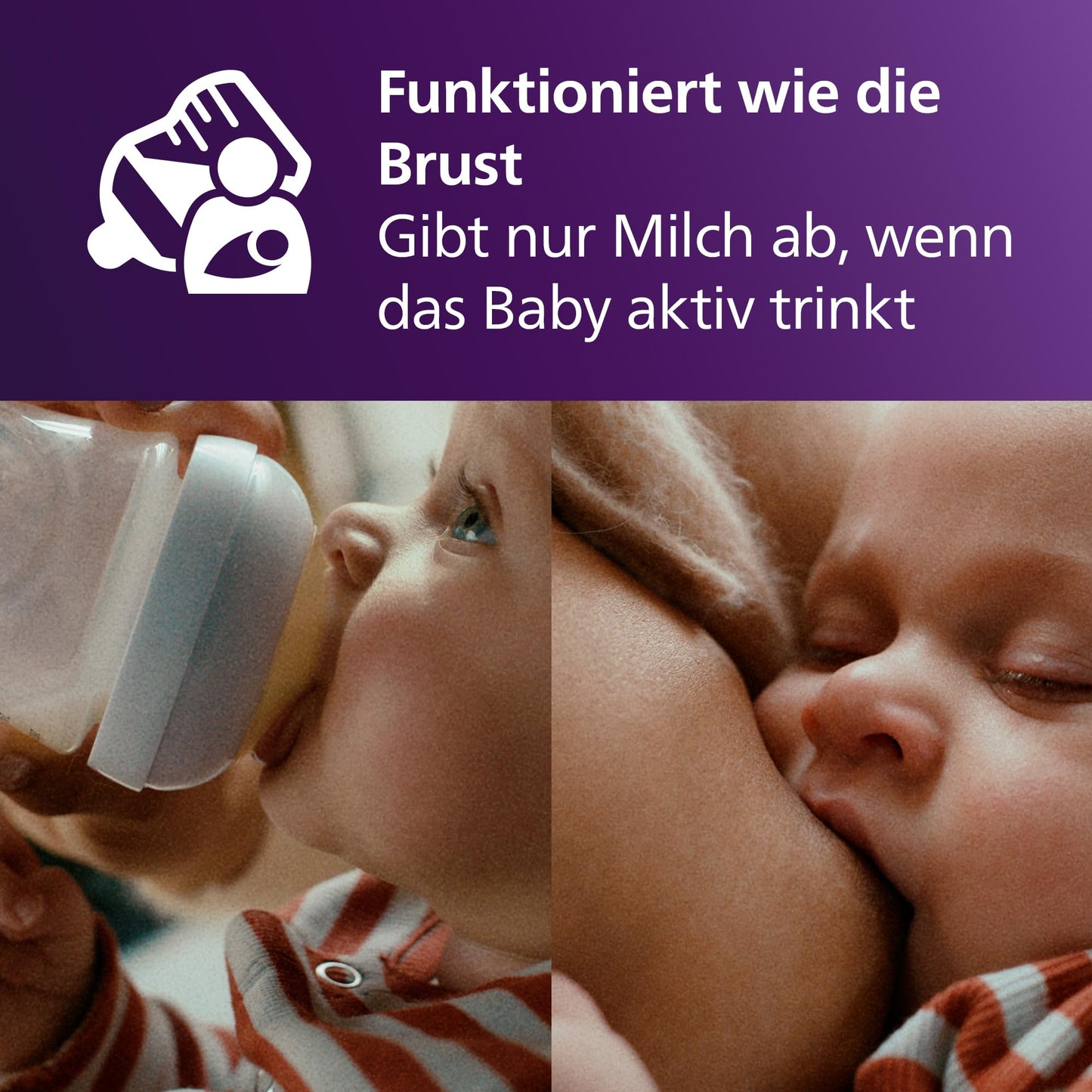 PHILIPS AVENT Natural Response lutipudel 330 ml, voolukiirus 4, lutt alates 3 kuust, SCY906/11