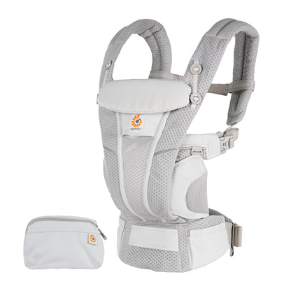 Ergobaby Omni Breeze beebikandekott Pearl Grey, alates sünnist kuni 20,4 kg
