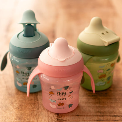 Suavinex õppimistass beebidele, lekkekindel, sinine „Bears“, 200 ml