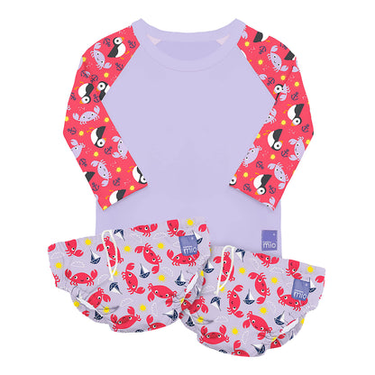 Bambino Mio korduvkasutatav ujumiskomplekt SWSETXL NIC2, UPF 40+, beebidele ja väikelastele