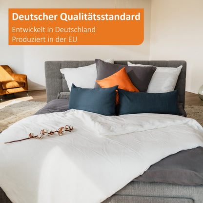 Rasedus- ja imetamispadi/nuudelpadi, 40 × 190 cm, hall