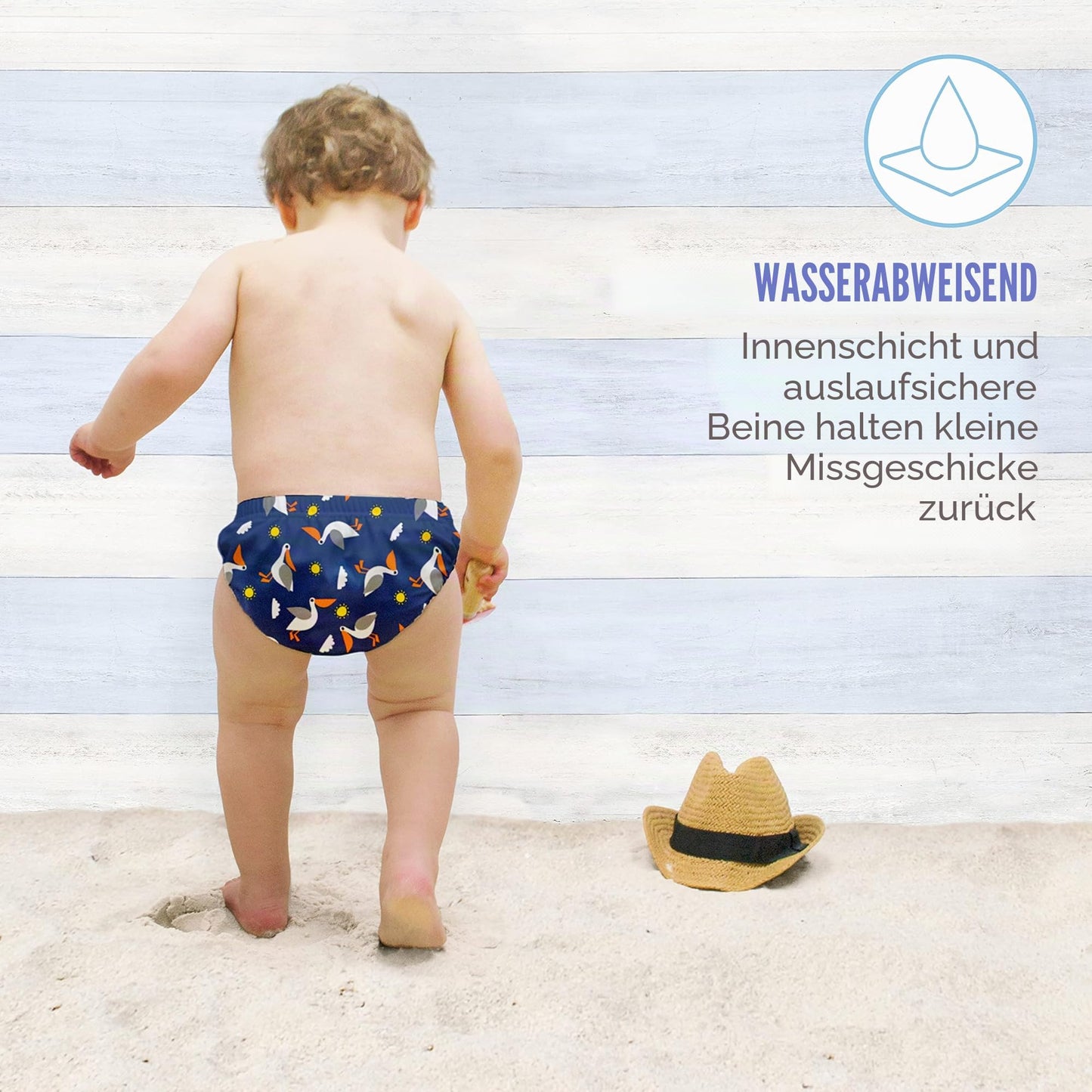 Bambino Mio korduvkasutatav ujumismähe Pelikan 9–12 kg, 1–2 aastat