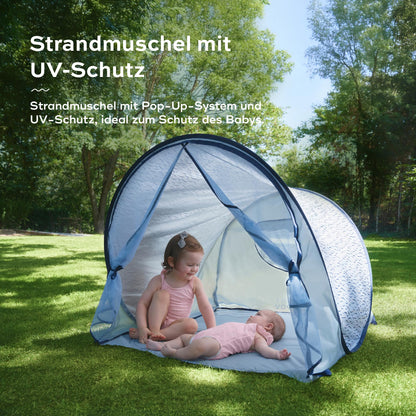 Babymoov rannatelk Blue Waves, UPF 50+, Pop-Up, UV-kaitse