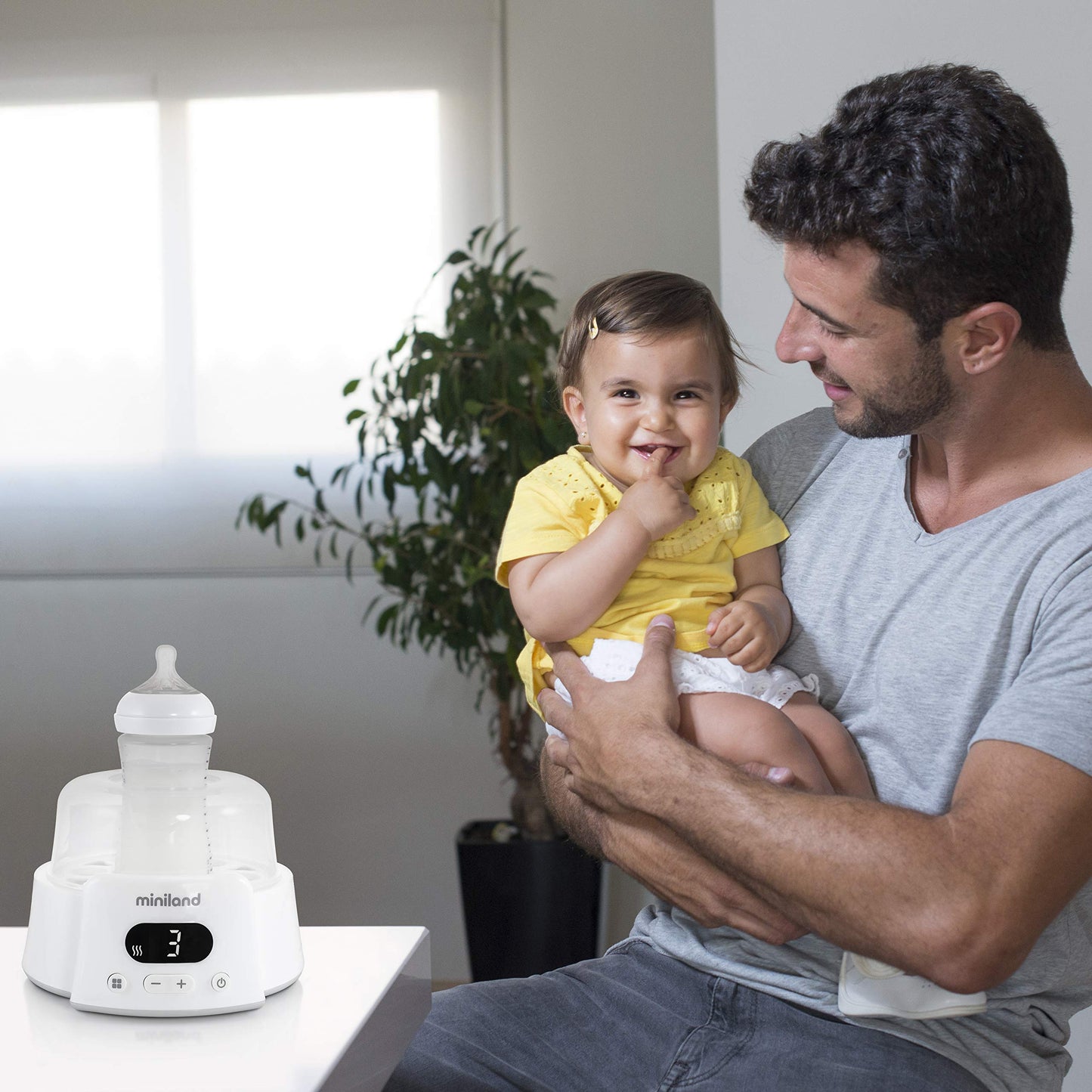 Miniland SUPER 6 – 6-ühes pudelisoojendaja, aurusterilisaator ja auruküpsetaja