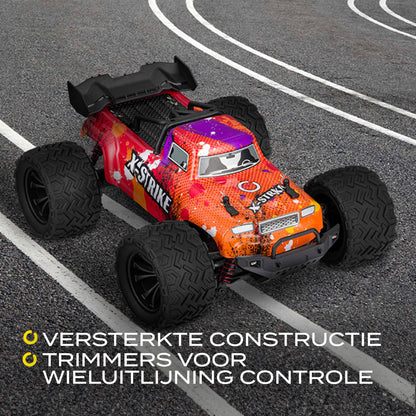Overmax X-Strike puldiauto – 45 km/h, 4WD, LED-tuled, 2 akuga komplekt