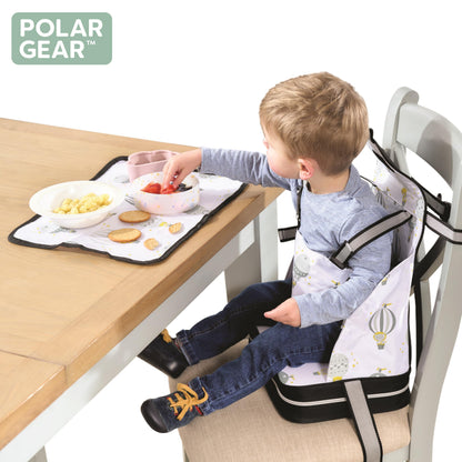 Baby Polar Gear Alza söögitool, sinine, 12 kuud kuni 3 aastat, 5-punktilise turvarihmaga