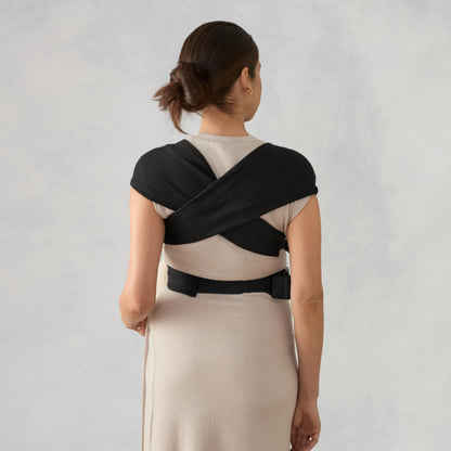 Ergobaby Embrace beebikandekott vastsündinule 0–12 kuud, Pure Black