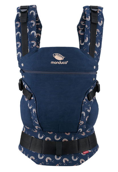 manduca First beebi kandekott – sünnist kuni 20 kg, Rainbow Night