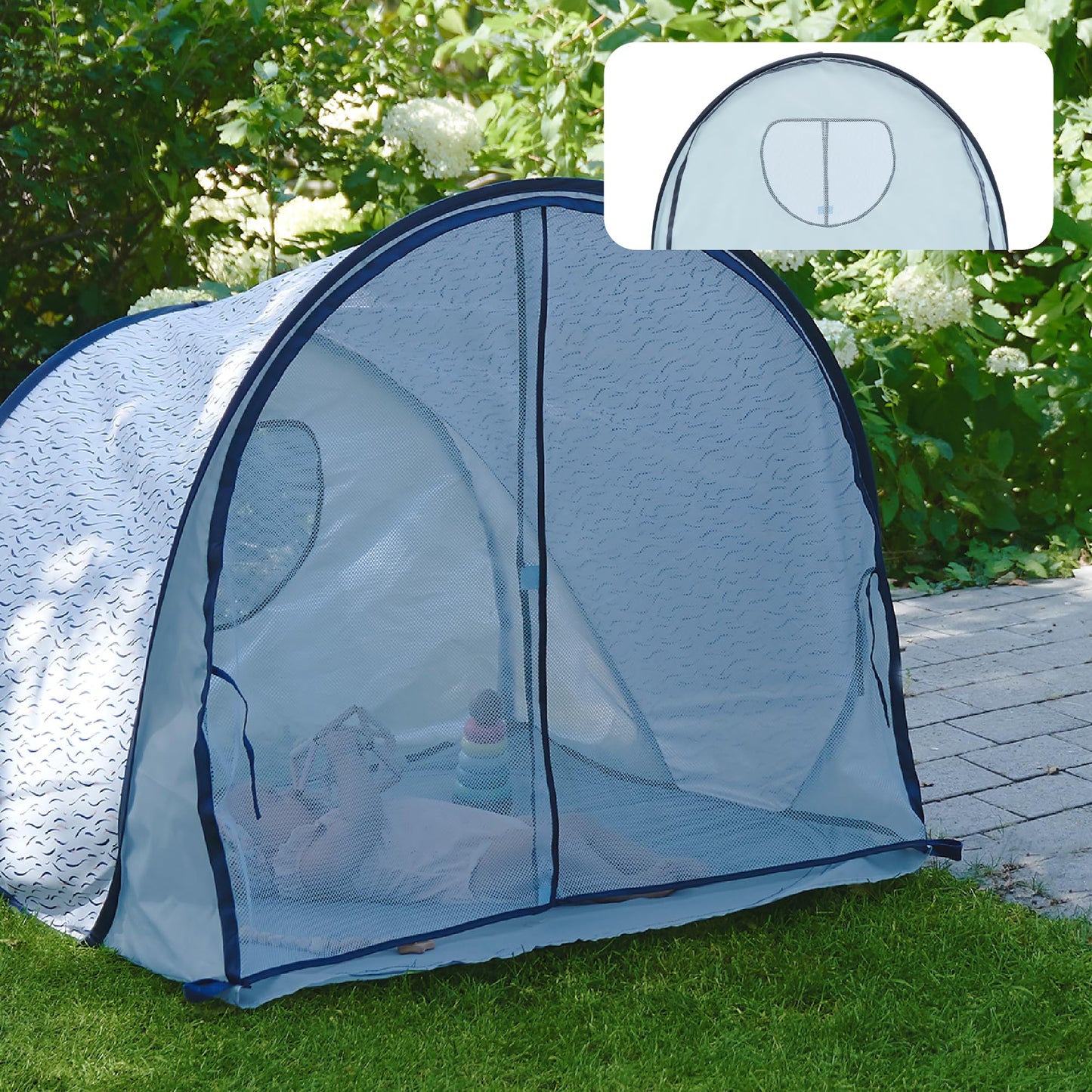 Babymoov rannatelk Blue Waves, UPF 50+, Pop-Up, UV-kaitse