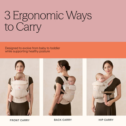 Ergobaby Adapt SoftFlex Mesh beebikandekott, Slate Blue, 0–48 kuud