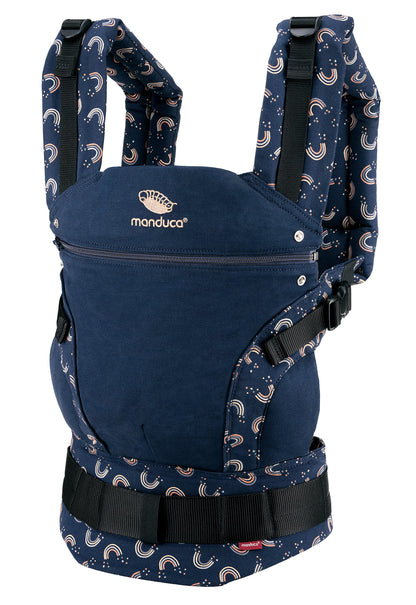 manduca First beebi kandekott – sünnist kuni 20 kg, Rainbow Night