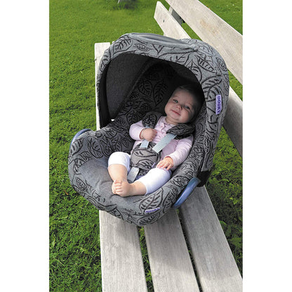 Dooky universaalsed turvavöö pehmendused “Dandelion” – beebitoolile, vankrile ja turvatoolile, valged