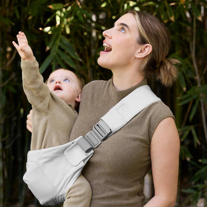 Ergobaby Upsie Sling beebikandekott Pearl Grey, 6–48 kuud