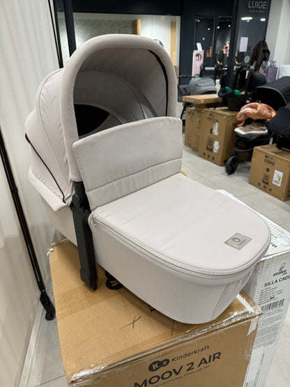 Lionelo Mika Plus 3-in-1 baby stroller (stroller, carrycot, car seat), Beige Sand