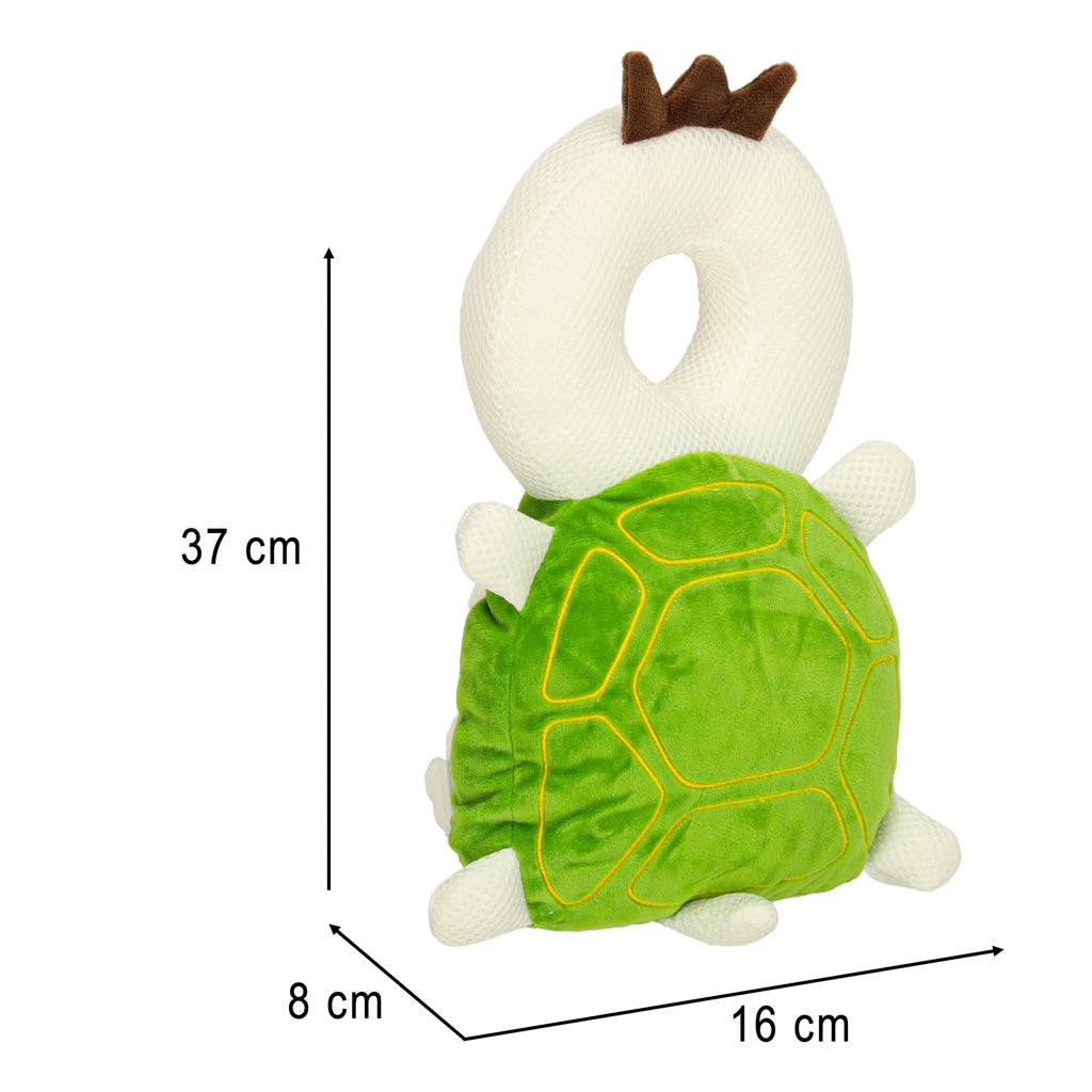 Pehme kukkumiskaitsega seljakott kõndima õppimiseks, roheline kilpkonn (alates 18 kuust)